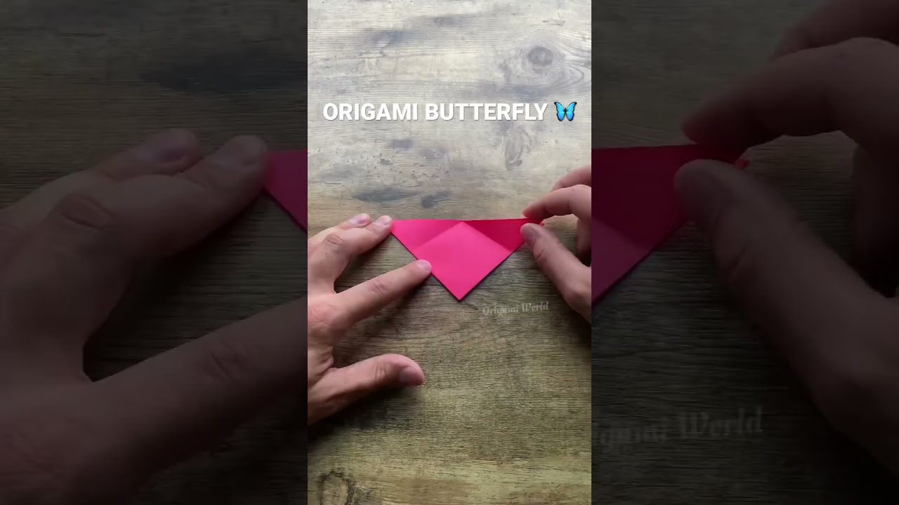 EASY PAPER BUTTERFLY ORIGAMI TUTORIAL HOW TO MAKE PAPERCRAFT IDEAS ART