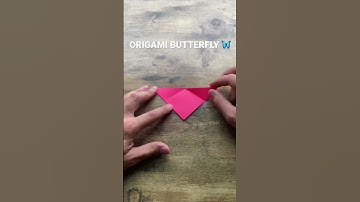 EASY PAPER BUTTERFLY ORIGAMI TUTORIAL | HOW TO MAKE PAPER BUTTERFLY ORIGAMI | PAPERCRAFT IDEAS ART