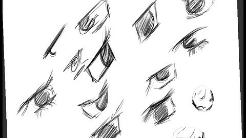 Drawing EYEs with Wacom |step by step| ON Art Student In INDIA