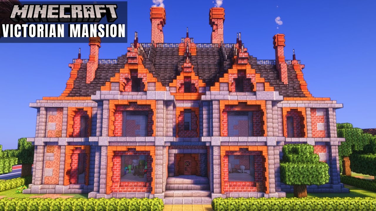 How to Build a Victorian Mansion in Minecraft - YouTube