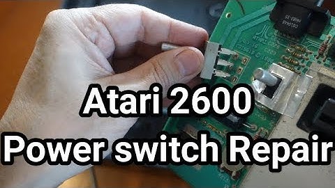 Atari 2600 power switch replacement