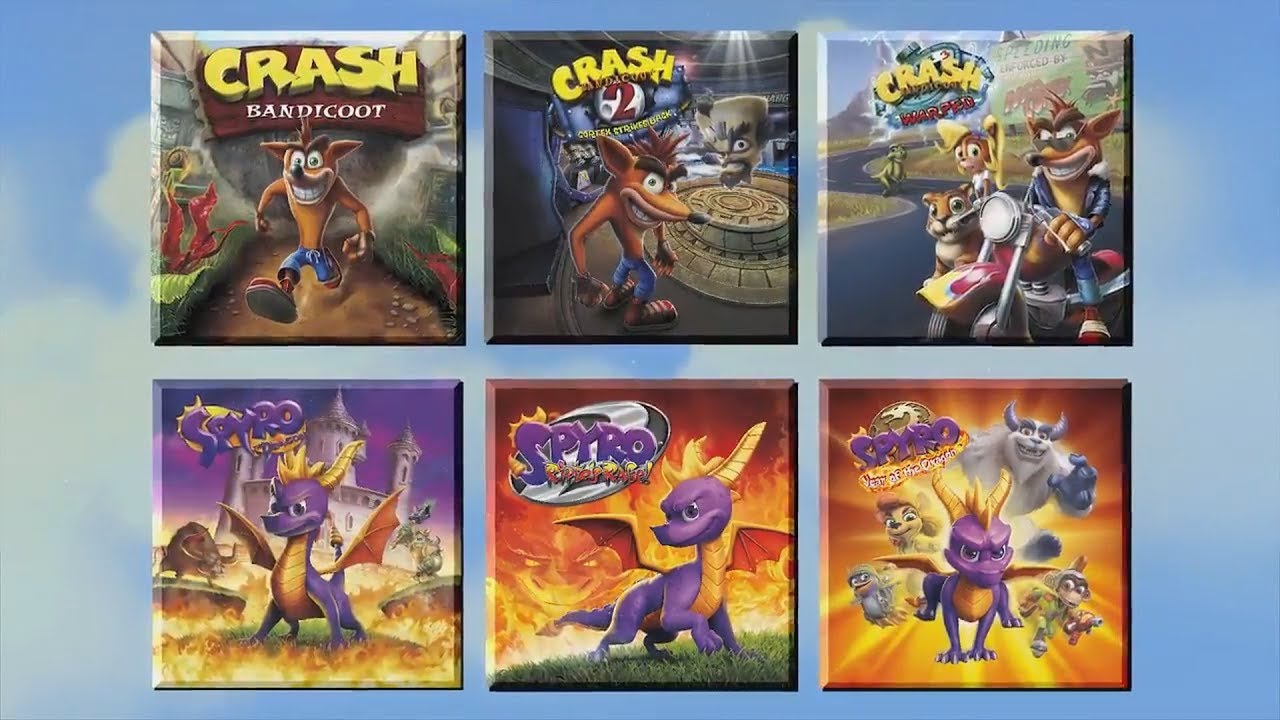 Spyro + Crash AAA Remastered Game Bundle (PS4/XO) Promo