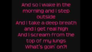 What's Up--4 Non Blondes [Lyrics On Screen]