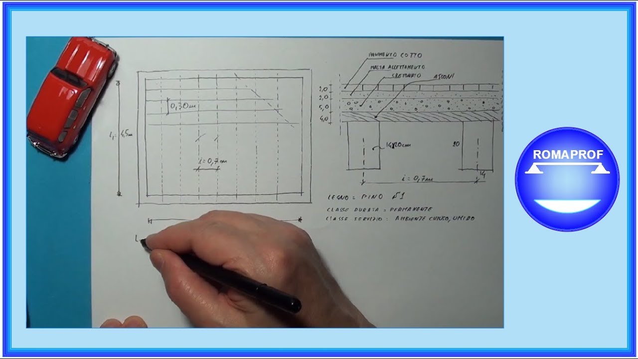 Solaio In Legno Calcolo Travi Ntc 08 Parte I 4 Youtube