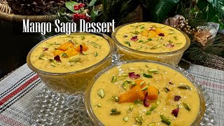 Mango Sago || Quick and refreshing summer Mango desserts Recipe - RKC