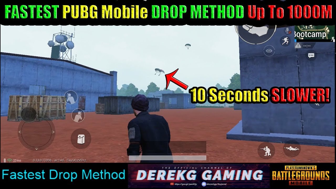 FASTEST PUBG Mobile 0.13 DROP METHOD Up To 1000M 510 SECONDS FASTER!! Please Vote PMSC 2019