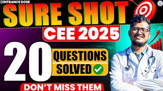 CEE Exam Secrets Revealed😲| 50% Questions Repeat?| Top 10 Predictions For Cee 2025🔥#medicalentrance