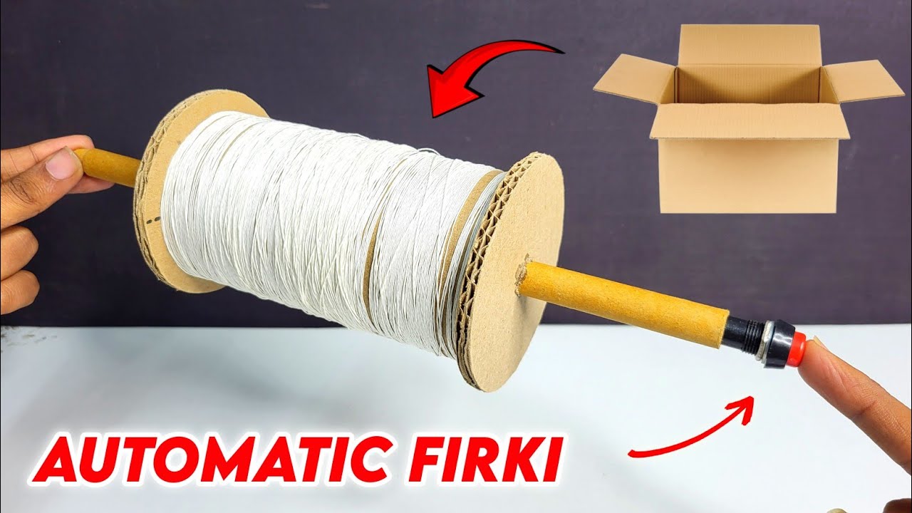 Как сделать автоматические фирки, изготовление фирки из картона, чакри кайсе банате хай