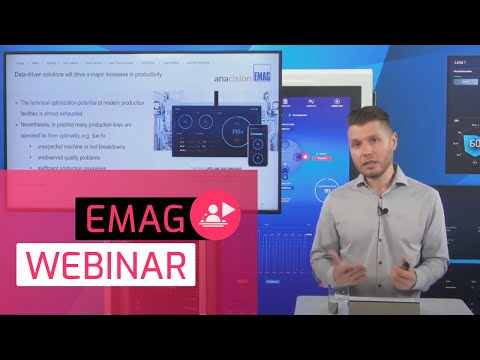 Webinar @ EMAG: Anomalien in der Produktion erkennen