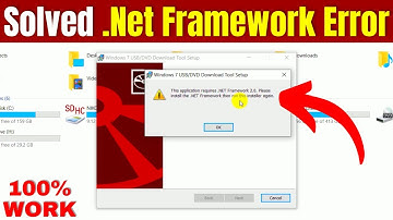 (Solved) Application Requires .NET Framework - how to install .net framework in windows 10