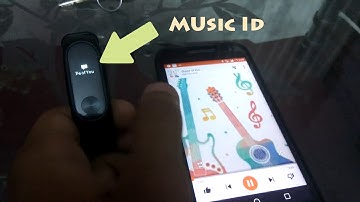 Mi Band 2 Music Control with Music title on its display