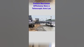 Unlock Maximum Efficiency How a Telescopic Arm Laser Concrete Leveling Machine Revolutio