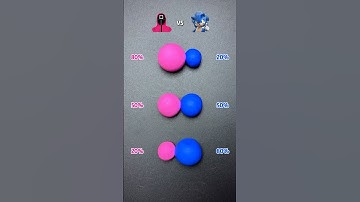 Soldier vs Sonic Guess the mixed colors #satisfying #sharkzhan