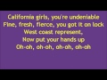 The Baseballs - California Gurls (lyrics)