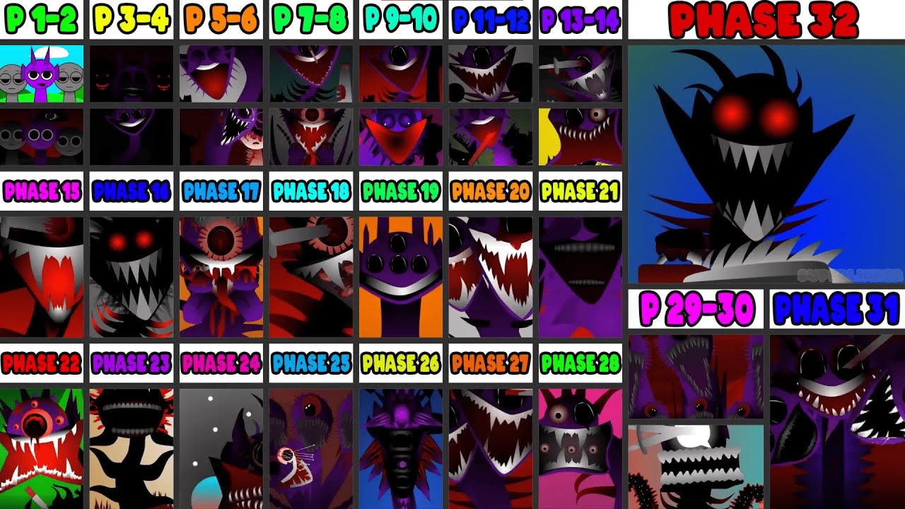 Incredibox Sprunki Mix All Phases: Phase 1-32 - NEW UPDATE | NEW MOD!