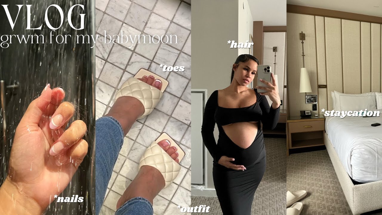GRWM for my BabyMoon/Stay(bae)cation + VLOG | MCKENNAWALKER