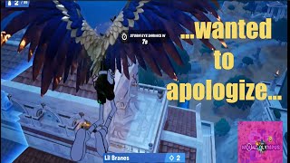 ...wanted to apologize... #fortnite #gaming