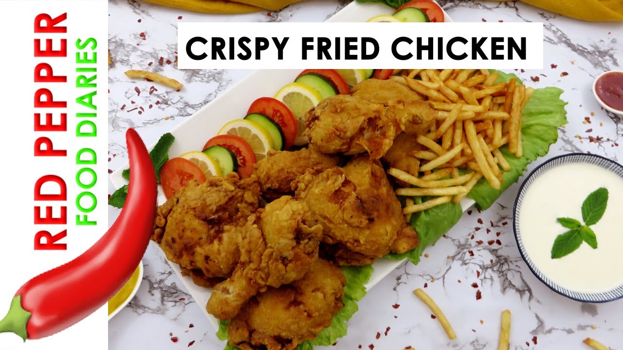 Crispy Fried Chicken with Garlic Mayo Sauce KFC Style Recipe by Red