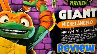 Radical Dude! Teenage Mutant Ninja Turtles Mutant Mayhem Giant 12 inch Michelangelo 4K video review