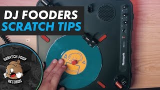 Dj Fooders Scratch Tips - Numark pt-01 Scratch Tips and Tricks 2026