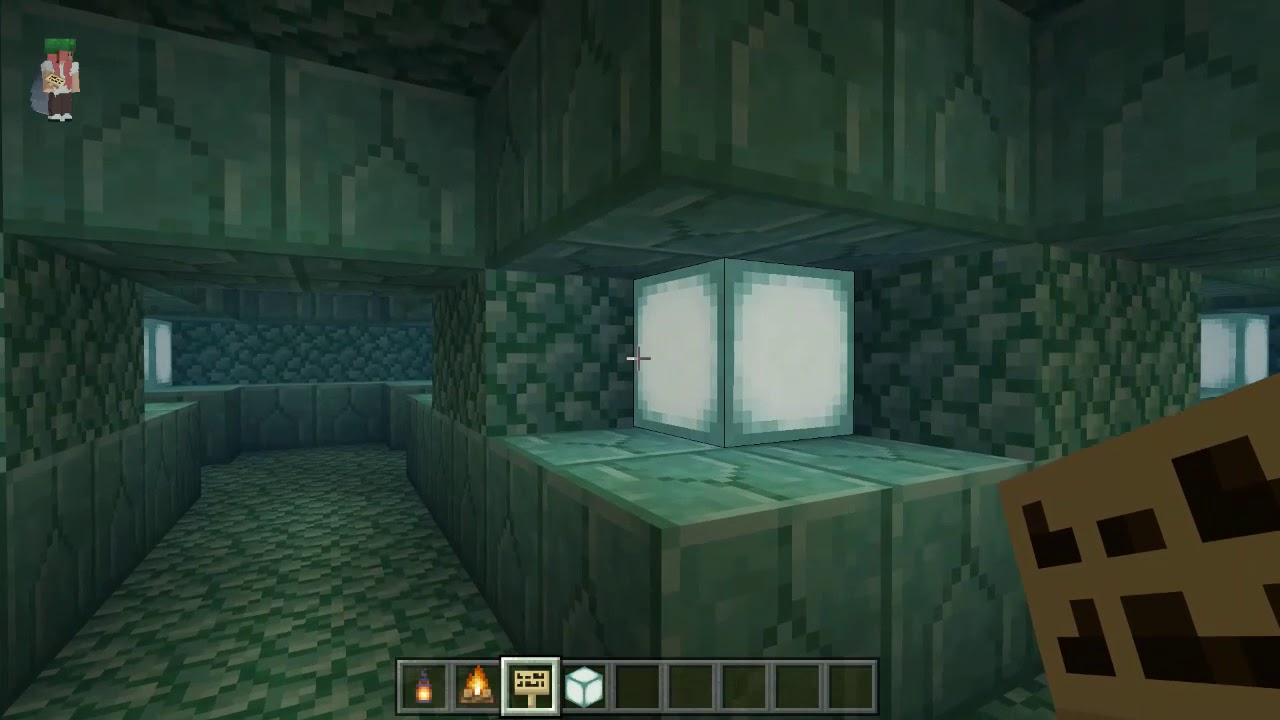 Exploring MINECRAFT rare structures. Ocean Temple YouTube