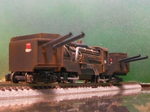 Hammerschlagg - an N Gauge (1:144 scale) Leopold railway gun layout by  Jason Pierce 