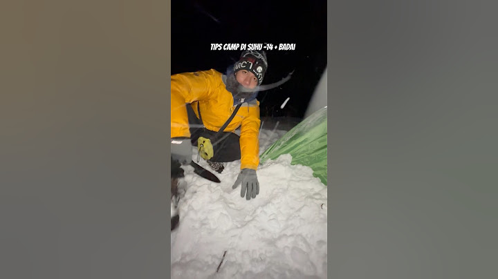 Tips Camp di suhu extrem -14 celsius biar nggak kedinginan #pendaki #pendakigunung #camping