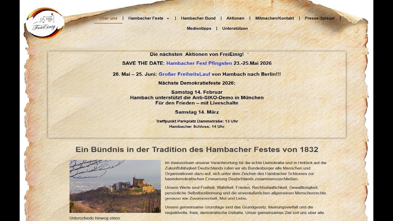 Bist du Friedenfähig? Gifhorn 02.03.2026 Deutschland steht auf für deine Freiheit, Frieden+Wohlstand