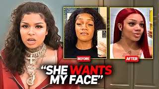 Chrisean Rock EXPOSES GloRilla's Face Surgery To Look Like Her
