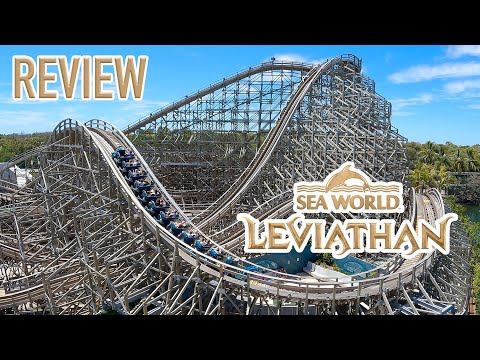 Great ride, great theming, confusing operations: Leviathan wooden roller  coaster opens at Sea World