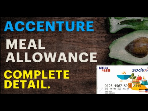 Accenture Meal Allowance Complete Detail | Sodexo Coupons | Tax Benefits #Accenture #sodexo