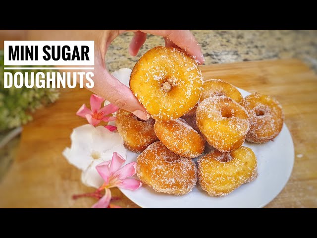 How to Make Sugar Coated MINI Doughnuts | Easy Donut Recipe | Thai Girl in the Kitchen class=