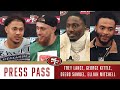 Lance, Kittle, Samuel, Mitchell Discuss Offense's Rhythm During Week 17 Win | 49ers