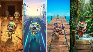 Talking Tom Hero Dash: Super Tom,Super Hank,Super Ginger,Super Ben (Android/iOS) Gameplay screenshot 5