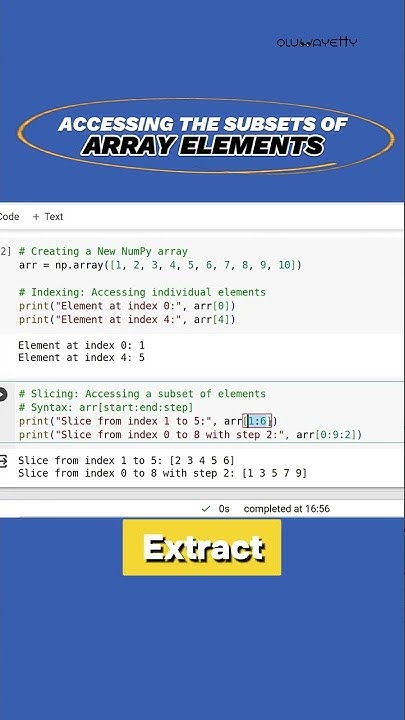 How to Assess the Subset of an Array - YouTube
