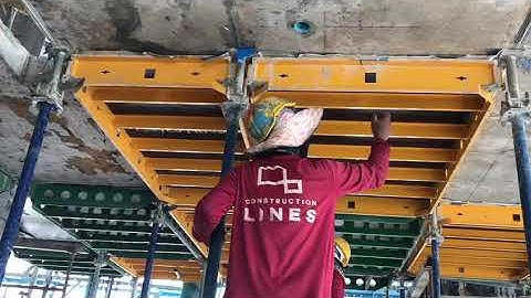 Kitsen Fastform slab formwork system #dismantling video