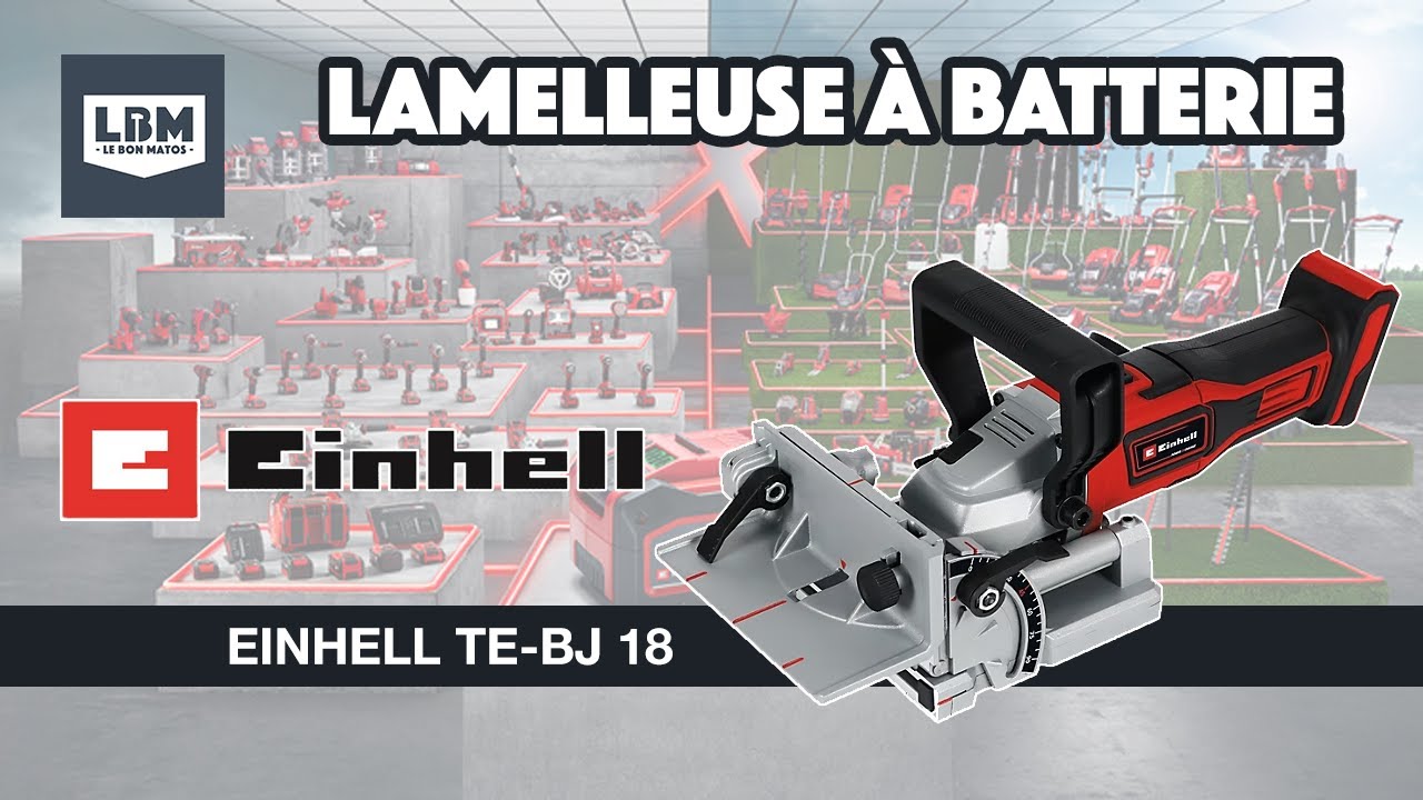 Réalisez des assemblages bois avec la lamelleuse Einhell TE-BJ 18 Li - LBM  