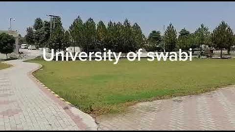 The university of swabi New campus video 15 July 2020