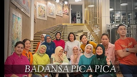 BADANSA PICA PICA - line dance demo by Roemah Djan class