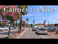 Scenic Drive From Cannes To Nice Driving Tour In France 4k 60fps