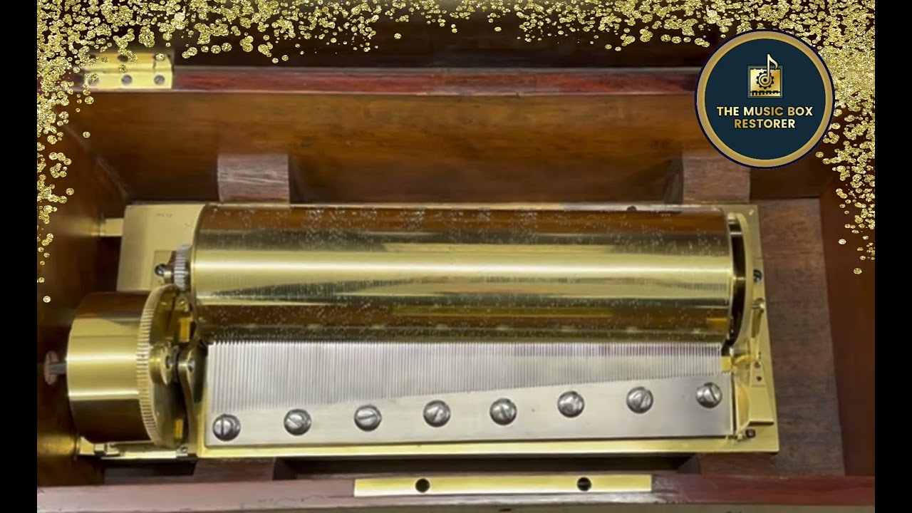 4 Air Overture Music Box by Lecoultre. Playing the Overture to Anacréon by Luigi Cherubini C.1803