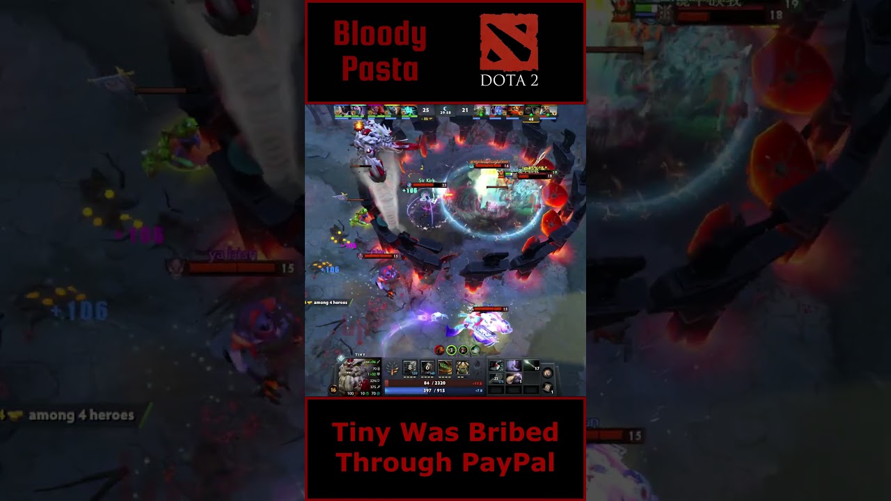 Tiny Was Bribed Through PayPal - Dota 2 