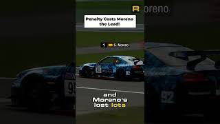 Penalty Costs Moreno the Win! Estevez Takes the Lead! #shorts