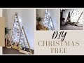 DIY Wooden Triangle Christmas Tree | Space Saving & Budget Friendly #diy #homedecor #christmastree