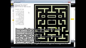 Pacman-like Maze Generation with BFS