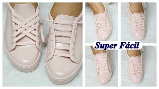 como amarrar o cadarço do tenis