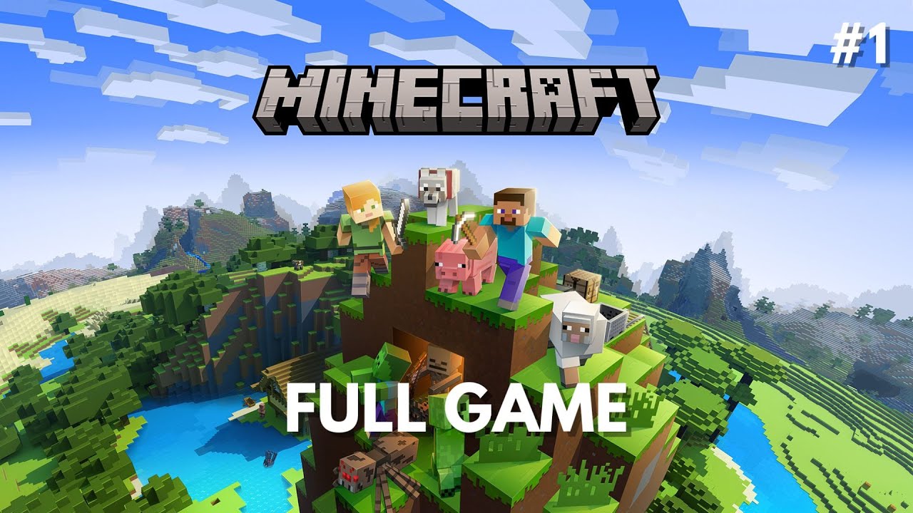 MINECRAFT Survival - FULL GAME Walkthrough - No commentary PART 1 ...