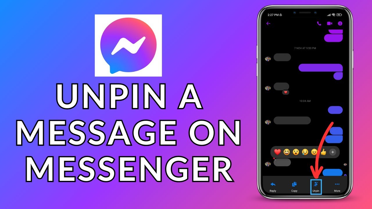 How to Unpin a Message on Messenger? 2023 (Quick & Easy) | Messenger App
