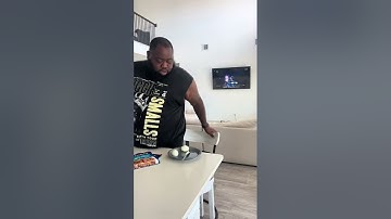 Exploding egg prank on my husband ￼🤣 #shorts