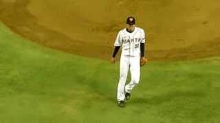 2013.7.25 巨人×広島 宮國と丸とマエケンダンス